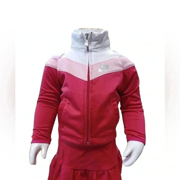 Nike Pink Track Jacket Size  9M - Picture 1 of 9